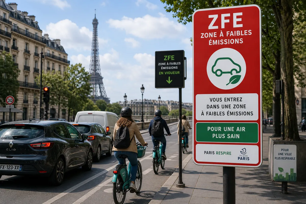 ZFE Paris 2025 : impact sur la mobilité et opportunités pour le vélo électrique